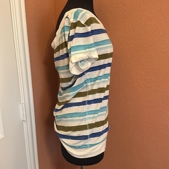 NWT Hollister Striped Scooped Neck Tee Vintage Y2K - Picture 6 of 7